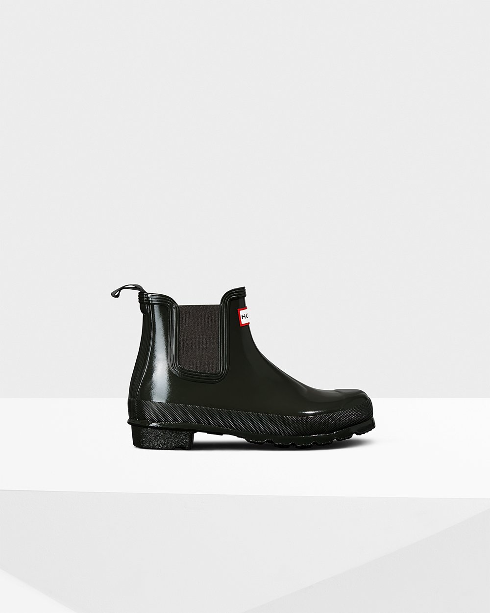 Botas Chelsea Hunter Feminina Verde Escuro Oliva - Original Gloss - 35EGQZHWN
